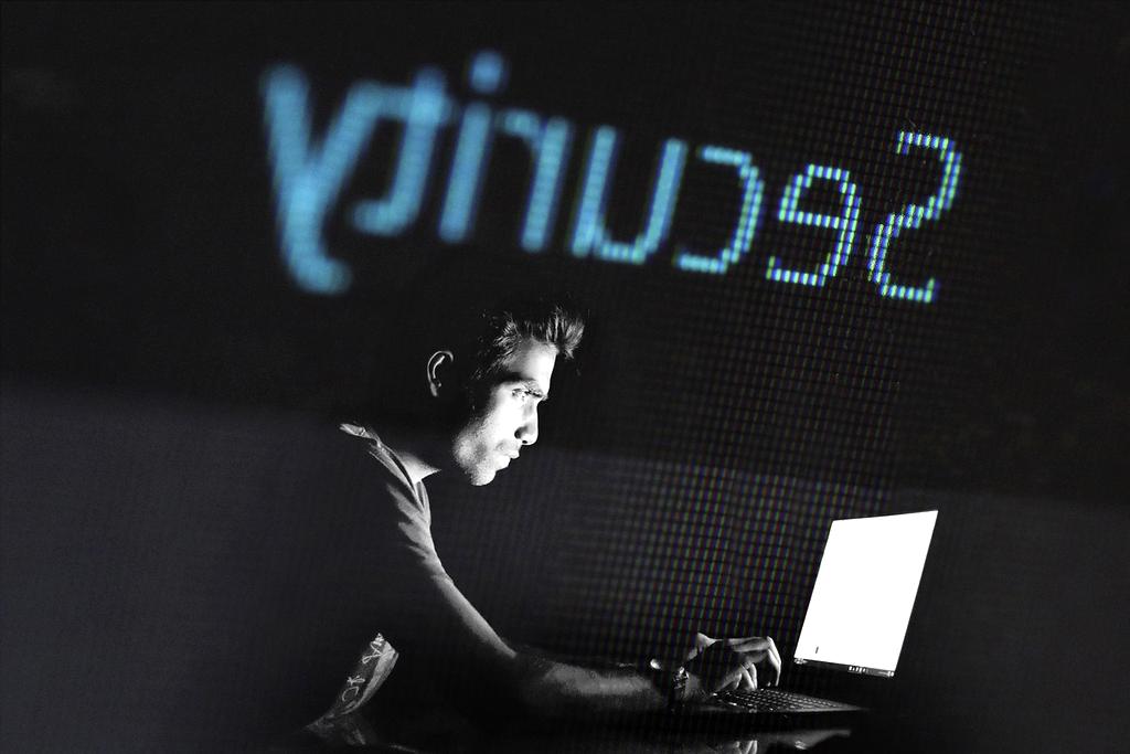 Team collaborating on cybersecurity solutions